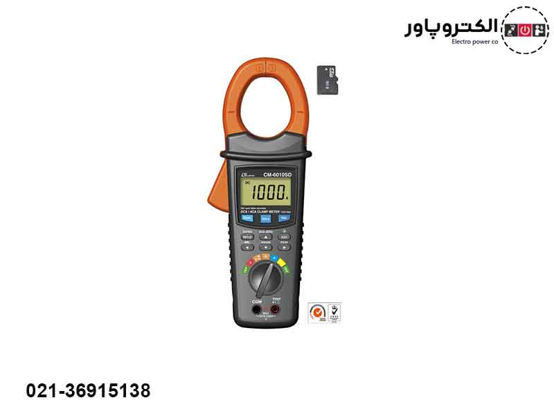 کلمپ متر دیجیتال لوترون LUTRON مدل CM-6010SD